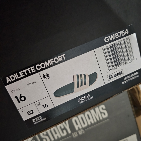 ADIDAS ADILETTE 1972 GREEN SANDALS SLIDES MEN'S SIZE 17 - Picture 8 of 8